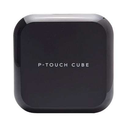 Изображение PT-P710BT "CUBE Plus" Brother portatīvs uzlīmju printeris, melns (USB, 24mm,Bluetooth,akum,adapt)
