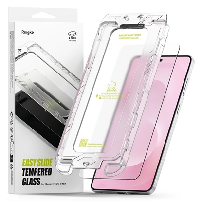 Picture of SZKO HARTOWANE RINGKE EASY SLIDE 2-PACK GALAXY S25 EDGE CLEAR