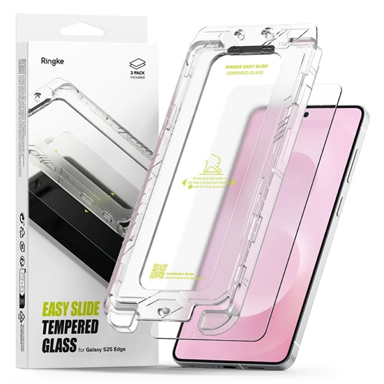 Picture of SZKO HARTOWANE RINGKE EASY SLIDE 2-PACK GALAXY S25 EDGE CLEAR