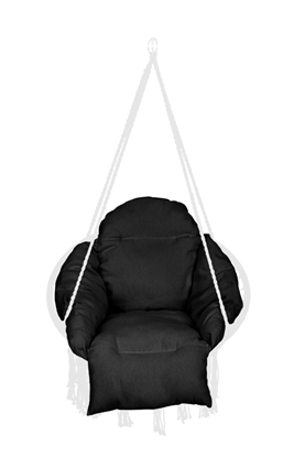 Изображение RoGer XXL Swing Chair Pillow 60x60x10cm / Black