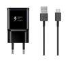 Изображение Samsung EP-TA200EBE + EP-DR140ABE Samsung 15W Travel Charger + USB-C Data Cable Black (OOB Bulk)
