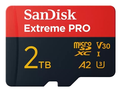 Picture of SanDisk microSDXC            2TB Extreme Pro A2 C10 V30 UHS-I U3