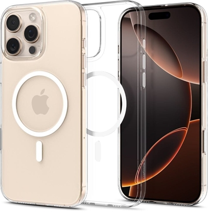 Attēls no Spigen THIN FIT MAG MAGSAFE IPHONE 16 PRO CLEAR/WHITE