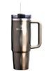 Изображение Stanley The Quencher H2.0 Fluted Thermos mug with straw 0.89L Metallic brown