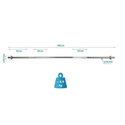 Изображение Svara stienis 150 Cm Enero Fit Fi 28mm