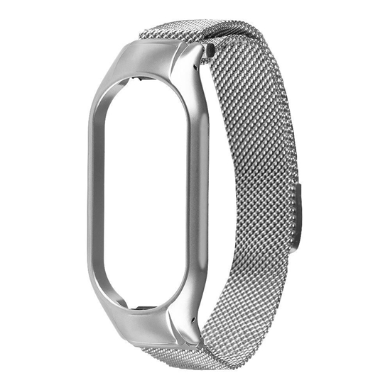 Изображение Tactical Xiaomi Loop Magnetic Steel Band Mi Band 7 Silver