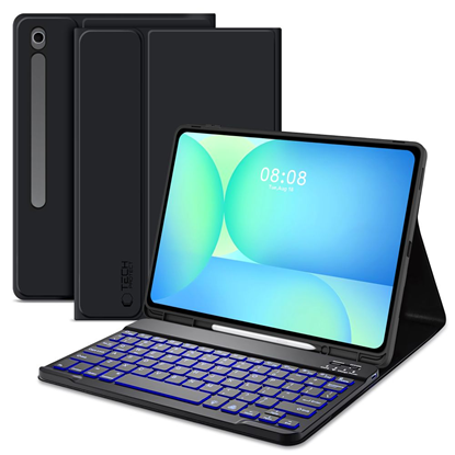 Изображение Tech-Protect Tech-Protect SC Pen + Keyboard Case for Samsung Galaxy Tab S10 FE+ 13.1 X620 / X626B - Black
