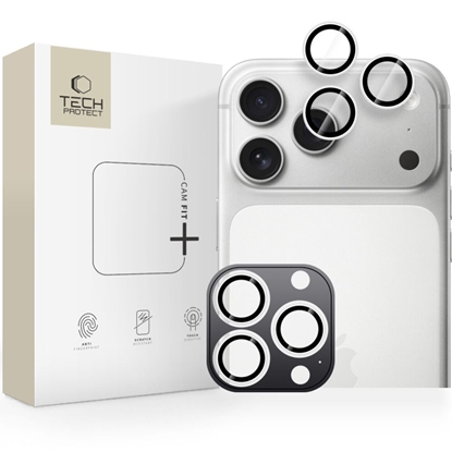 Изображение OSONA APARATU TECH-PROTECT CAMRING FIT+ IPHONE 14 PRO / MAX / 15 PRO / MAX / 16 PRO / MAX / 17 PRO / MAX SILVER