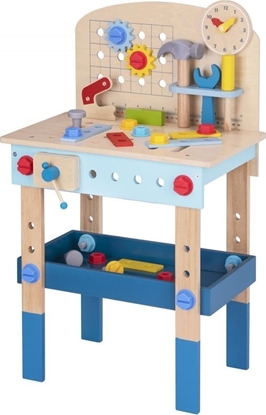 Attēls no Tooky Toy Drewniany Stó Do Majsterkowania Warsztat
