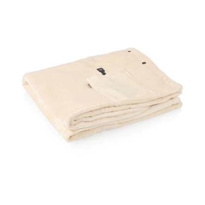 Picture of Tristar Cordless heating blanket, 150 x 80 cm | BW-4787 | Number of heating levels 3 | Number of persons 1 | Washable | Fleece | 10 W | Grey