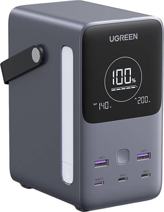 Изображение Ugreen Powerbank 48000mAh Ugreen PB770, 2x USB + 4x USB-C, 300W (szary)