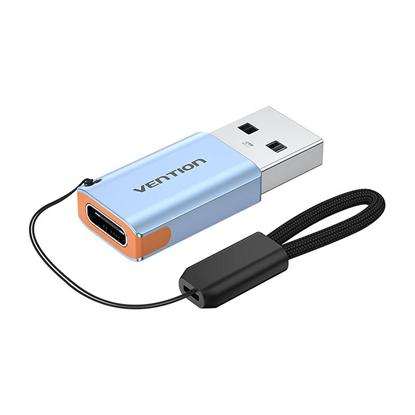 Attēls no Vention Adapter USB CUAH0, USB-A 3.1 mski do USB-C eski (szary)