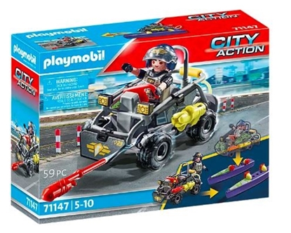 Изображение Zestaw z figurką City Action 71147 Quad terenowy jednostki specjalnej