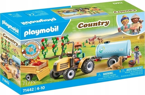 Picture of Zestaw z figurkami Country 71442 Traktor z przyczepa i zbiornikiem na wodę