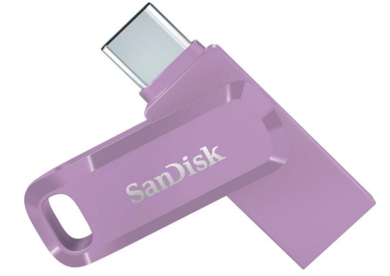Picture of Zibatmiņa SanDisk Ultra Dual Drive Go USB-A / USB Type-C 64GB Lavender