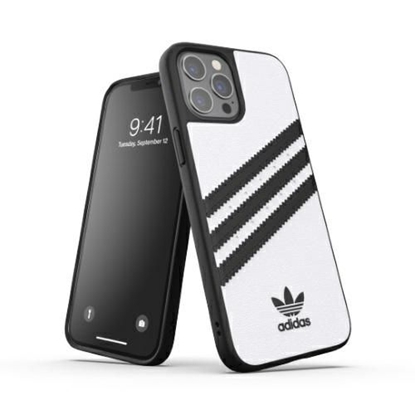 Attēls no Adidas Adidas OR Moulded Case PU for iPhone 12 Pro Max - White/Black
