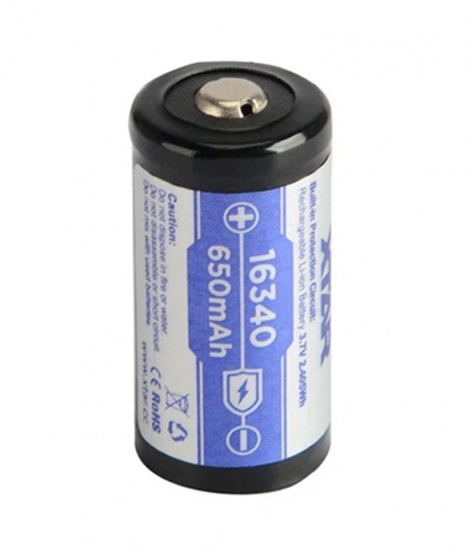 Picture of Akumulators 16340 everActive lādējams CR123 3.7V litija Max 700 mAh iep. 1 gb. lād. mikro-USB