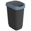 Изображение Atkrit.konteiners 25L Twist, melns|zils