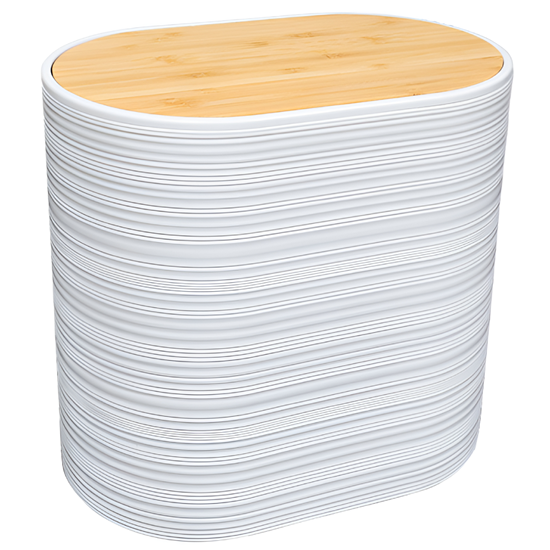 Изображение Atkritumu konteineris mini Zinda, balts