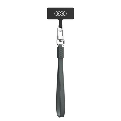 Изображение Audi Audi Crossbody Leather Universal Lanyard 28cm x 10mm - Gray
