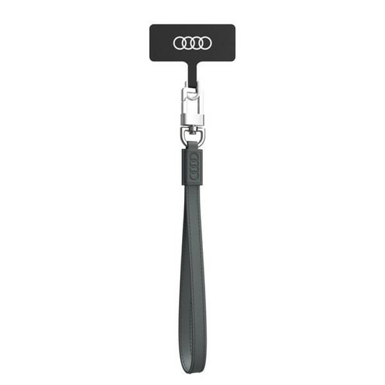 Изображение Audi Audi Crossbody Leather Universal Lanyard 28cm x 10mm - Gray