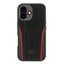 Picture of Audi Audi Genuine Leather MagSafe iPhone 16 6.1" black-red hardcase AU-TPUPCMIP16-R8/D3-RD