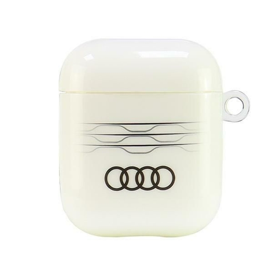 Picture of Audi Audi IML Geometric Pattern Case for AirPods 1 / 2 - White