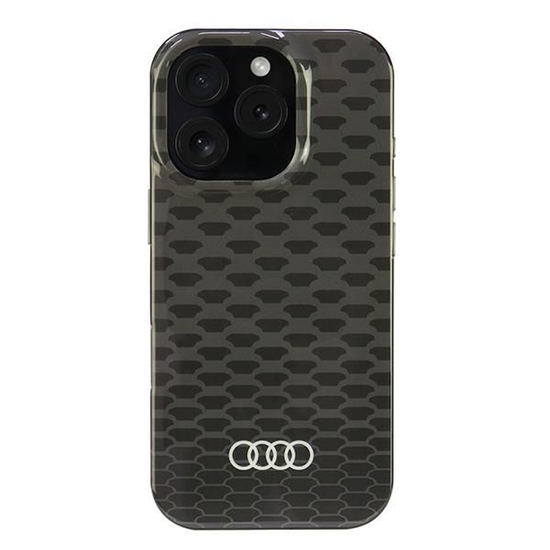 Изображение Audi Audi IML Stitching Pattern MagSafe iPhone 16 Pro 6.3" black/black hardcase AU-IMLMIP16P-Q5/D3-BK