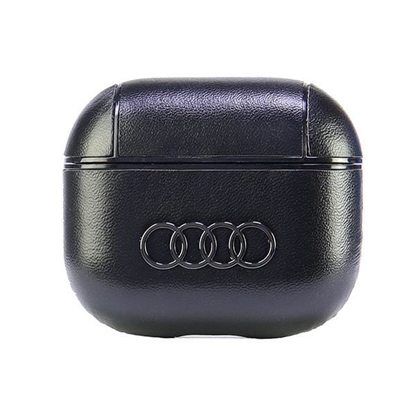 Изображение Audi Audi Leather Big Logo Case for AirPods 3 - Black