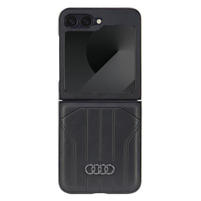 Изображение Audi Audi Synthetic Leather MagSafe Case for Samsung Galaxy Z Flip 6 - Black