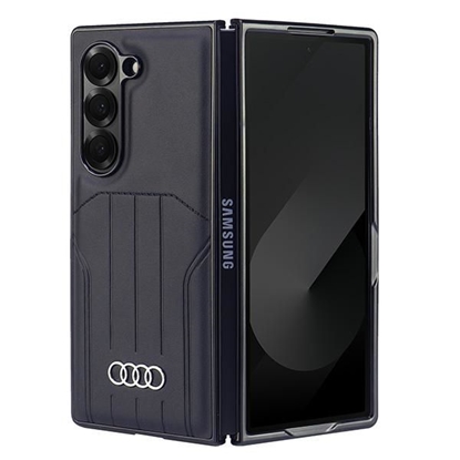 Изображение Audi Audi Synthetic Leather MagSafe Case for Samsung Galaxy Z Fold 6 - Black