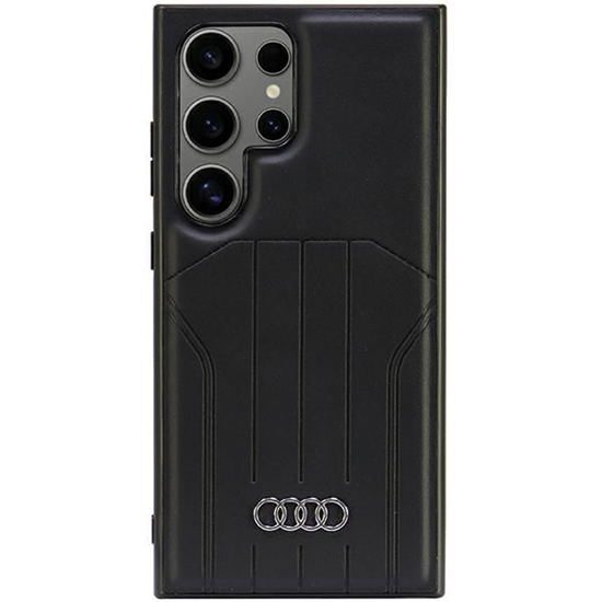 Изображение Audi Audi Synthetic Leather MagSafe S24 Ultra S928 black/black hardcase AU-TPUPCMS24U-Q5/D1-BK