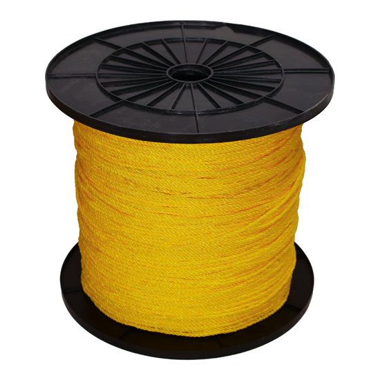 Изображение Aukla 3mmx1500m polipropilēna dzeltena 1m