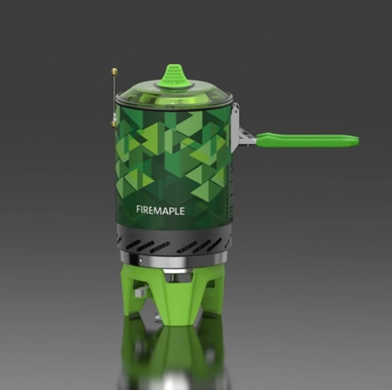 Picture of Āra gāzes plīts komplekts X2 ar 1L katliņu, pjezo aizdedzi un ātru vārīšanās laiku | FMS-X2