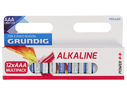 Attēls no Baterija Grundig Alkaline AAA 12gb