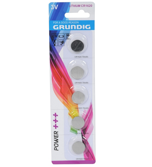 Изображение Baterija Grundig CR1620 5gb