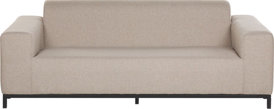 Picture of Beliani Sofa ogrodowa beowa z czarnym ROVIGO