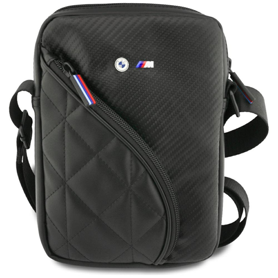 Изображение BMW Carbon Pockets & Metal Logo 8" Crossbody Phone Bag Black