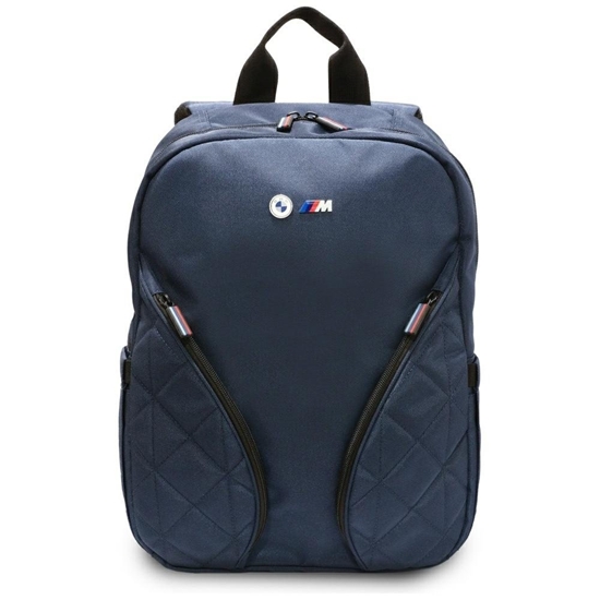 Изображение BMW Nylon Pockets & Metal Logo 16" Backpack Navy Blue