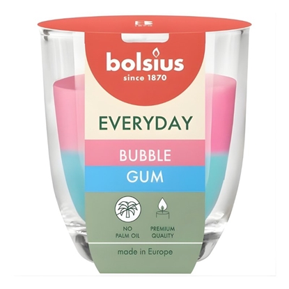 Изображение Bolsius Everyday Scented Candle 80x70mm Bubble Gum