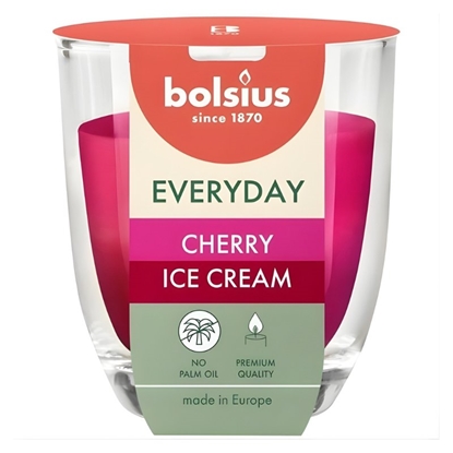 Изображение Bolsius Everyday Scented Candle 80x70mm Cherry Ice Cream