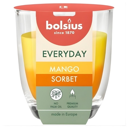 Изображение Bolsius Everyday Scented Candle 80x70mm Mango Sorbet