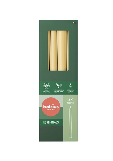 Изображение Bolsius Table candles 245/24mm Beige 4pcs