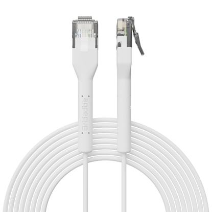 Изображение Broadbe Slim Patch Cable 5G White 0.3m