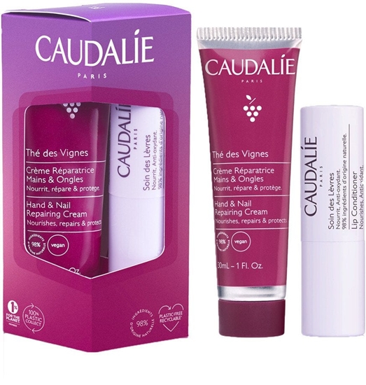 Picture of CAUDALIE_SET The des Vignes krem do rk i paznokci 30ml + Soin des Levres nawilajca pomadka do ust 4,5g