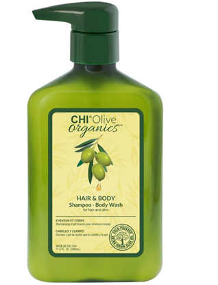 Изображение CHI Naturals with Olive Oil Hair & Body Shampoo 340ml