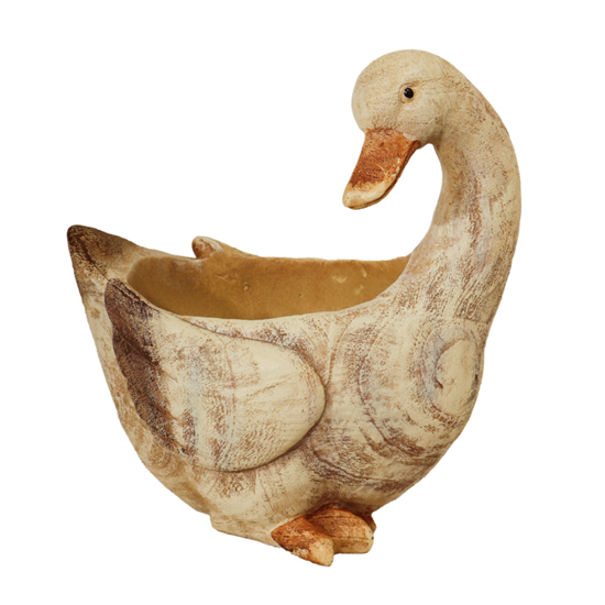 Picture of Dārza dekors Pīle 29x20x30cm, ar podu