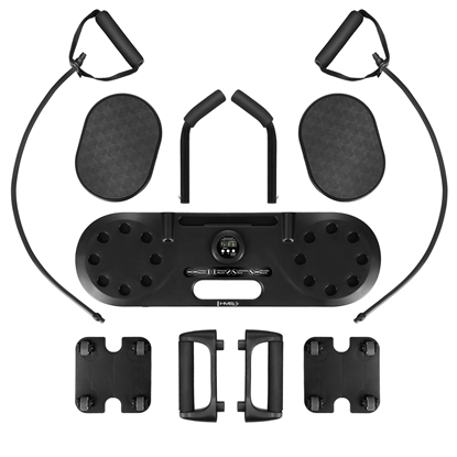 Attēls no DBP02 daudzfunkcionāls dēlis vēdera preses un atspiešanās vingrinājumiem ar 3-in-1 HMS trosēm