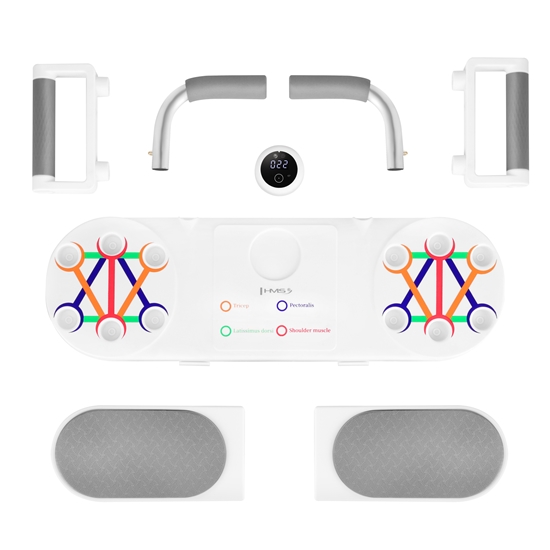 Picture of DBP03 Daudzfunkcionāls dēlis vēdera preses vingrinājumiem un atspiešanās vingrinājumiem ar HMS skaitītāju