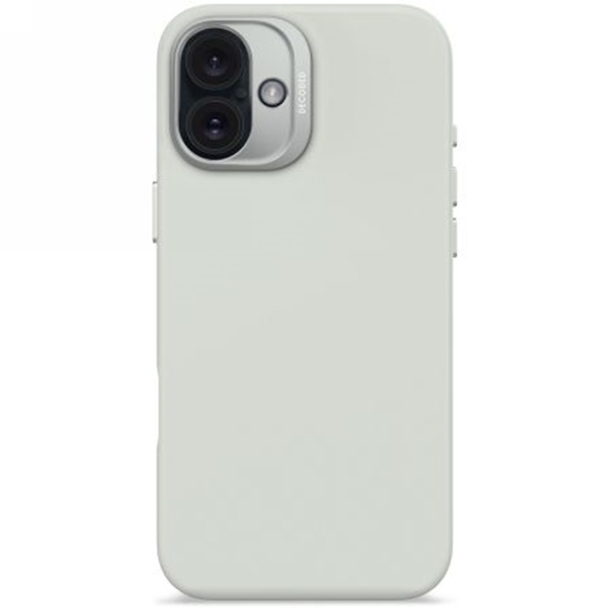 Picture of Decoded Decoded AntiMicrobial Silicone Backcover with MagSafe for iPhone 16 Plus - Gray